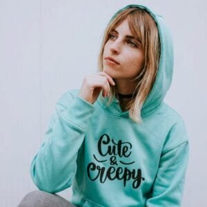 cute & creepy hoodie